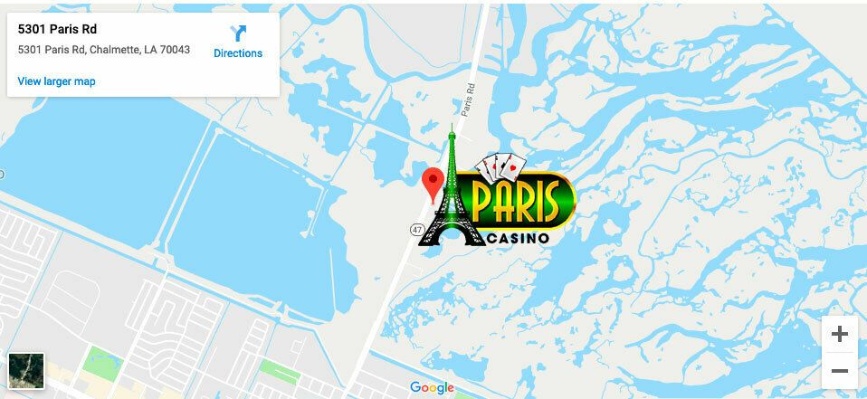 Paris casino map