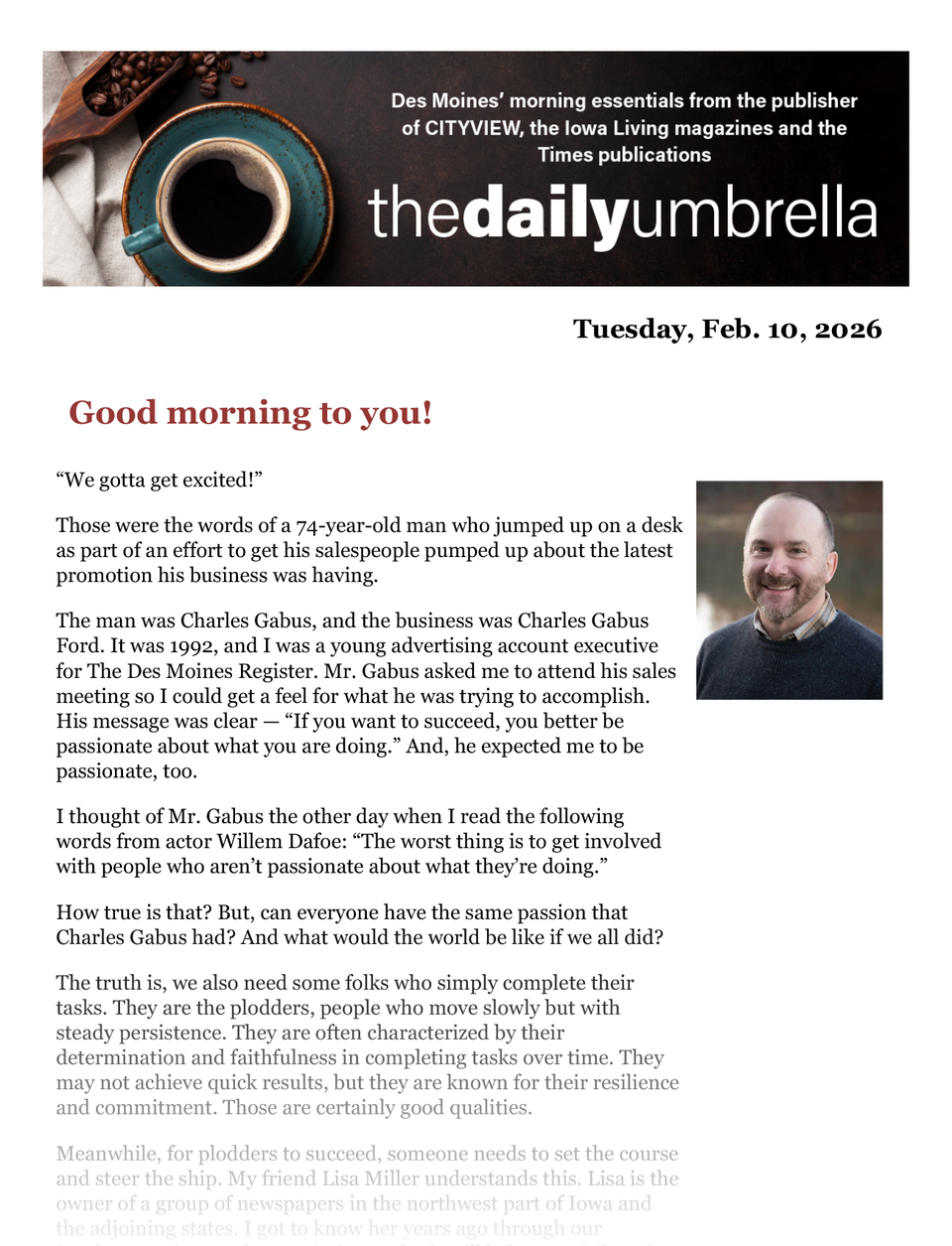 Daily umbrella feb. 10  drake neighborhood shooting  hot beef sandwich to try  fred flintstones’s favorite drink  1