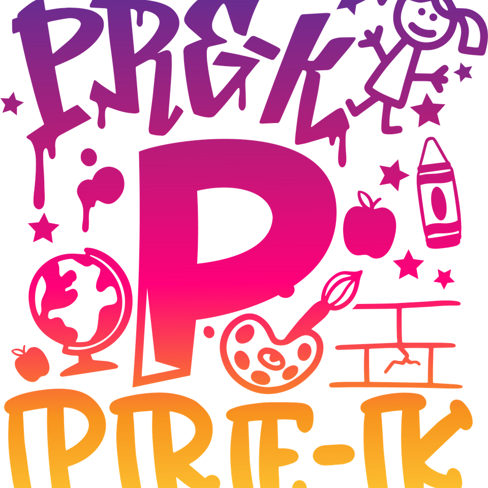 School   prek girl color