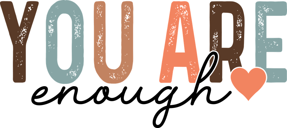 Affirmation   you are enough vintage 17