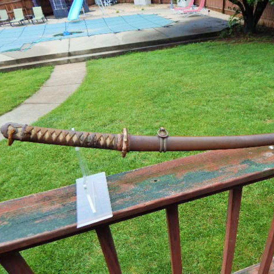 Japanese officer's wwii katana sword scb. signed files20170912 22493 1du6ghg