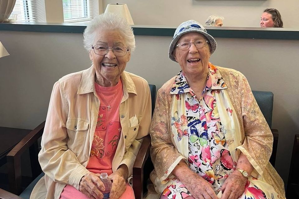 Friends in a Doctor's Waiting Room 
