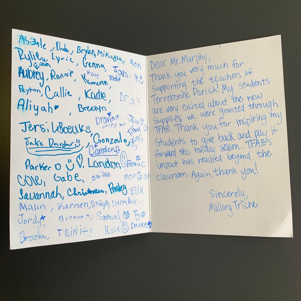 Thank you card 12