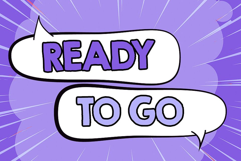 Bigstock text showing inspiration ready