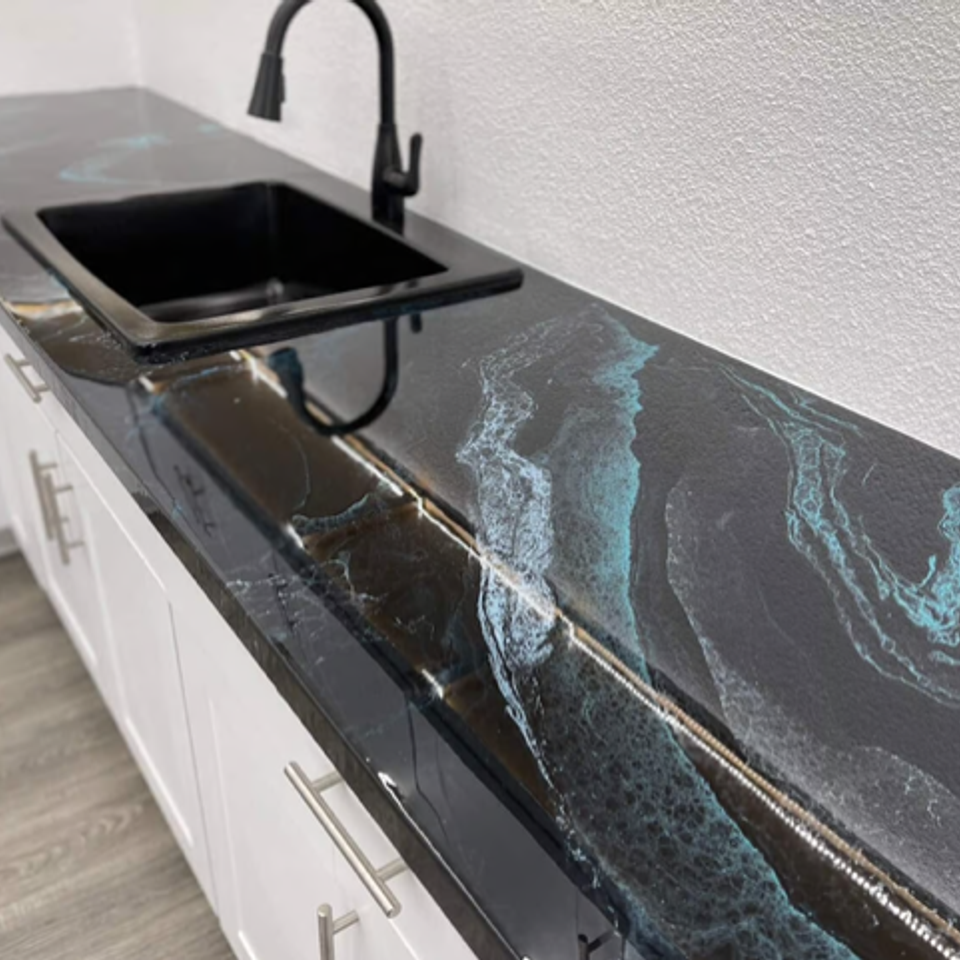 Gorilla coatings kitchen blue