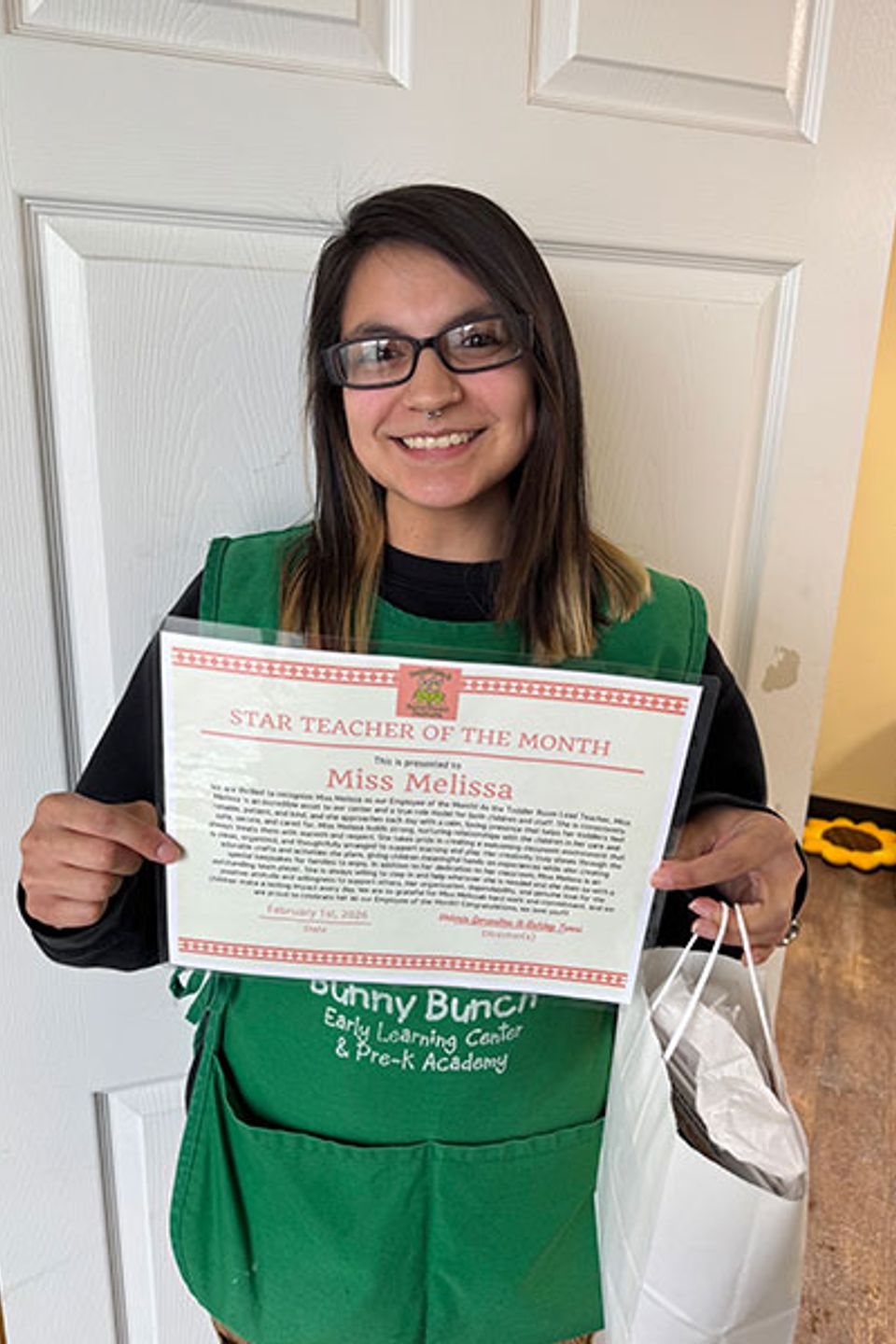 Star Teacher - Miss Melissa