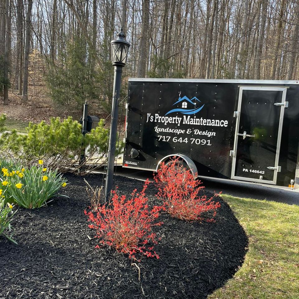 J's property maintenance mulching palmyra trailer
