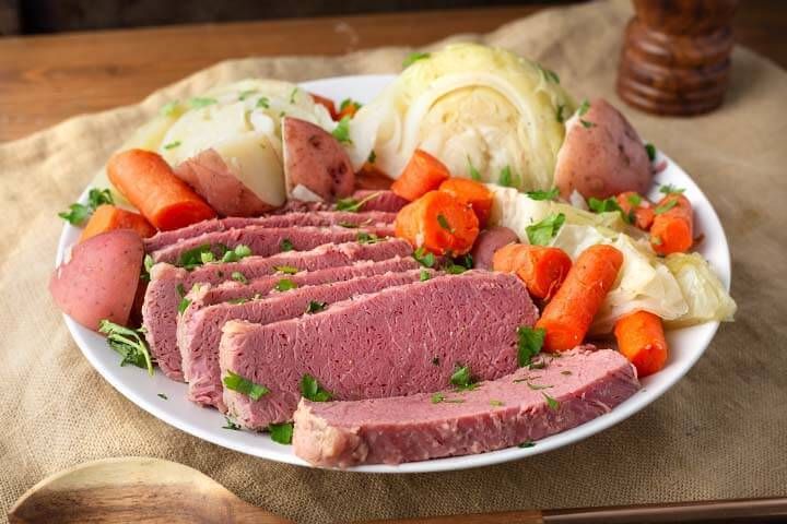 Corned beef cabbage dinner 3