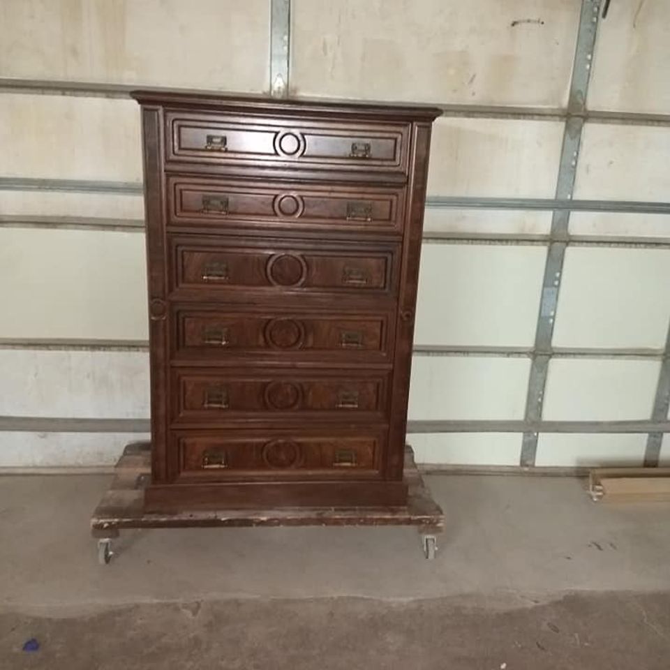 After picture of gentleman's dreesser