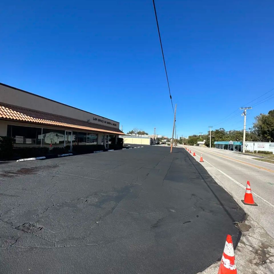 Palm bay asphalt striping 245