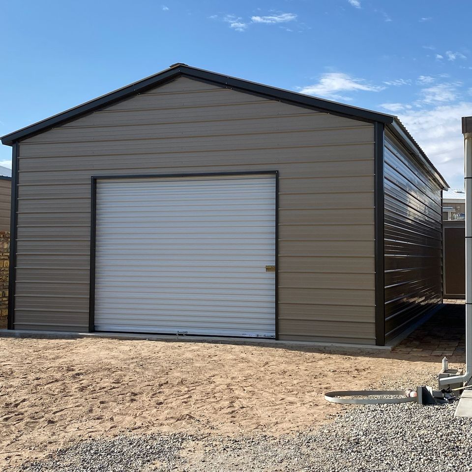 Azstructures single garage enclosed