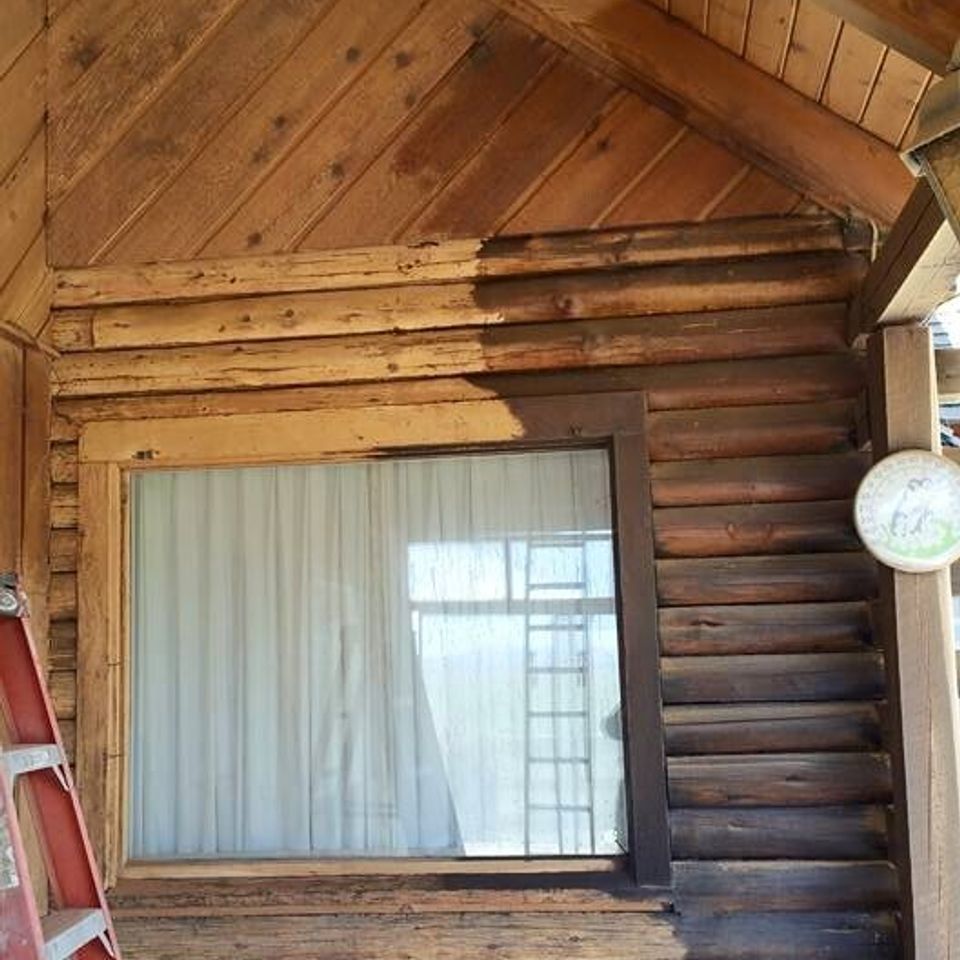 Merdia blasting a cabin in mccall idaho