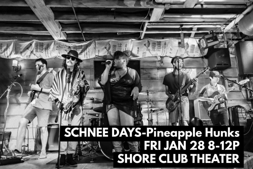 Shore club pineapple hunks schnee days 2022