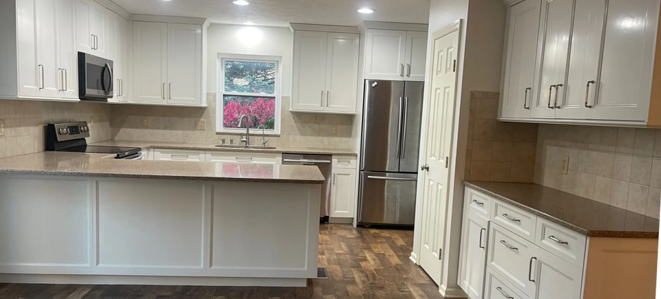 Cabinet paint work by North Indy Pro Painters in Indianapolis, IN