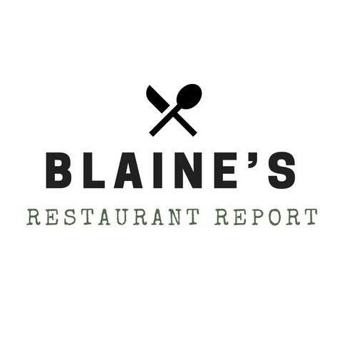 Blaine's restaurant report logo