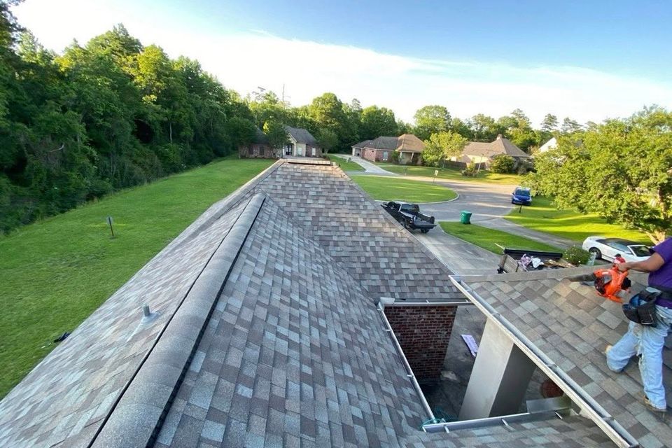 New roof replacement in East Baton Rouge.