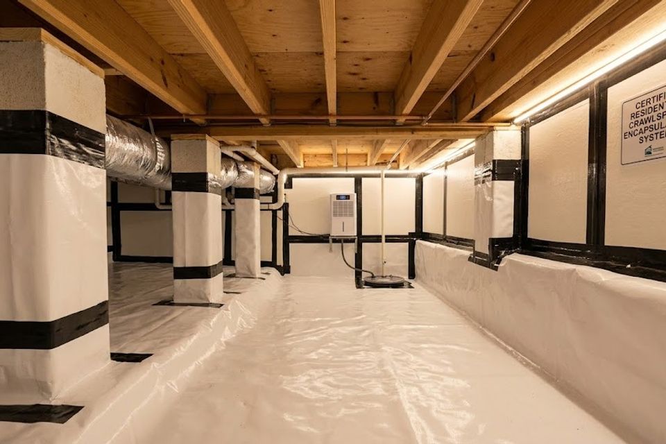 Crawlspace encapsulation 2