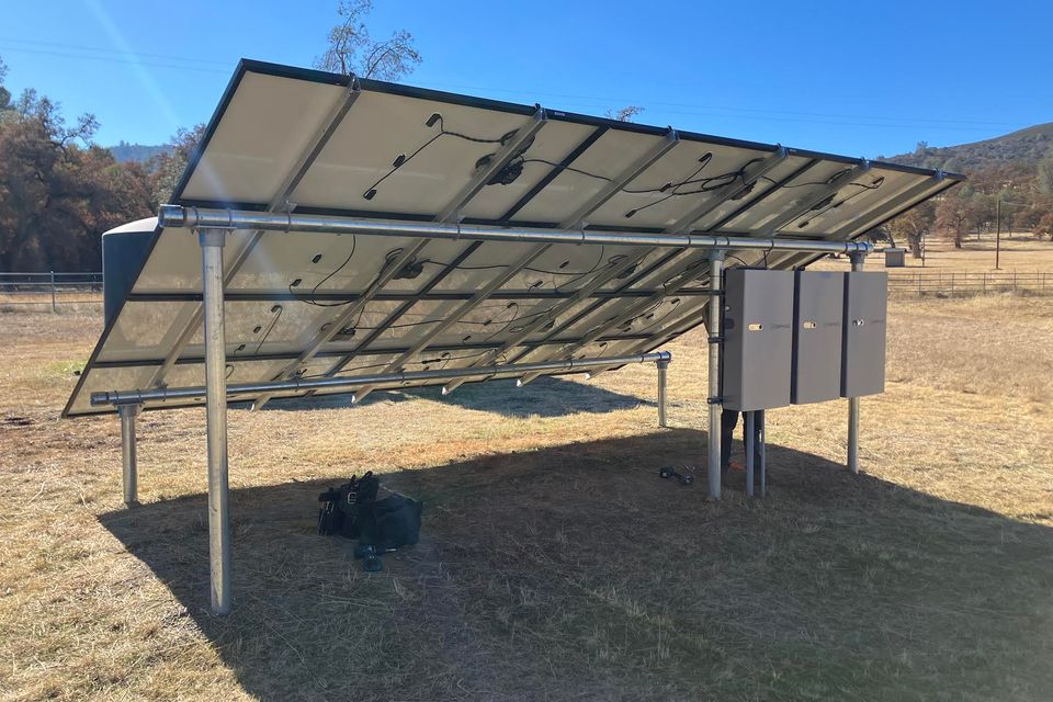 Ground mount solar
