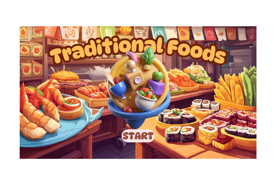 Traditional foods   kids interactive quiz game