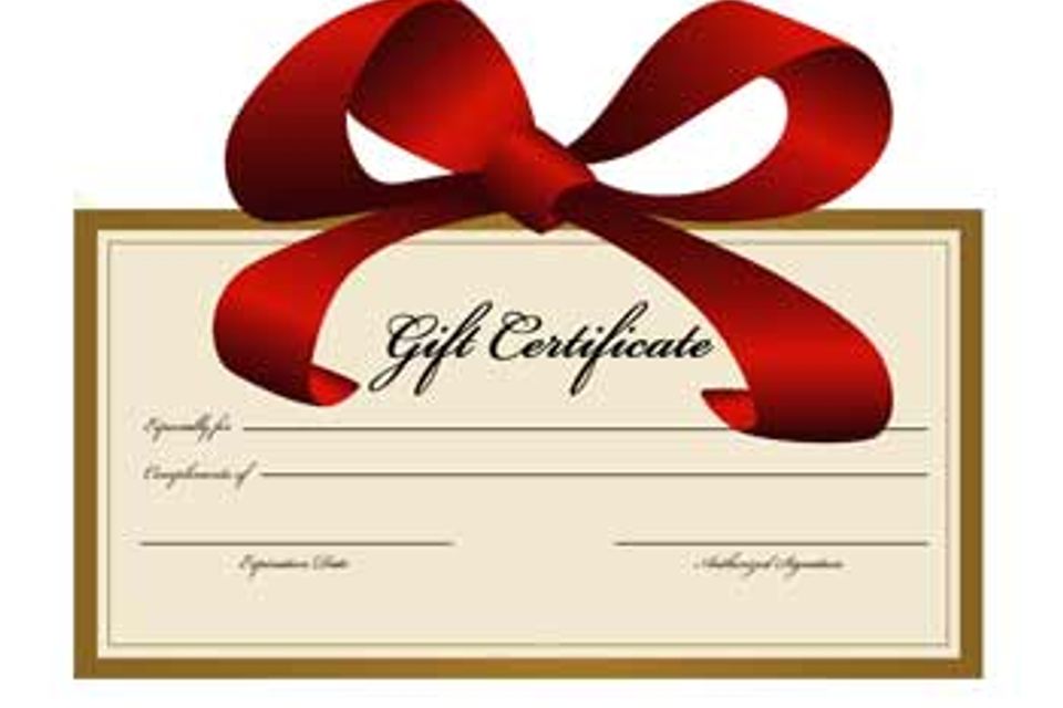 Gift cert