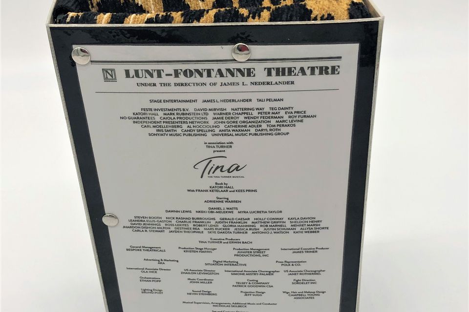 Handbag tina the musical   back