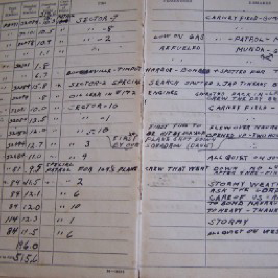 Wwii log diary scrap books g1 navy jacket  a.l.huckaby files1120170912 20486 dckyq6