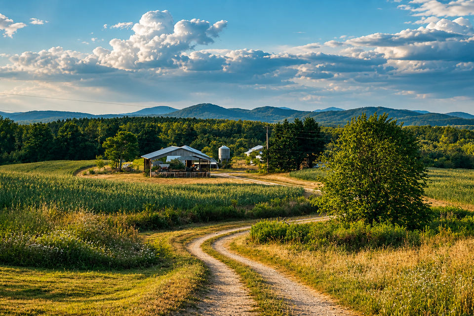 Wedding and event venue with authentic farm setting