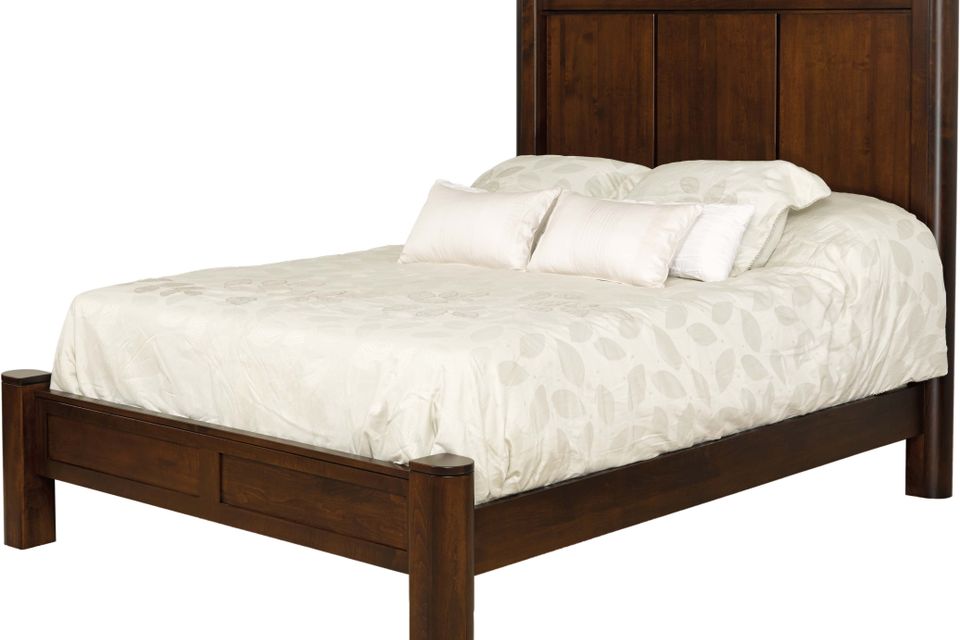 Deer london bed   brown maple   london collection