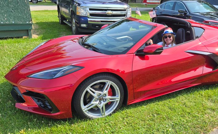 Allison in corvette