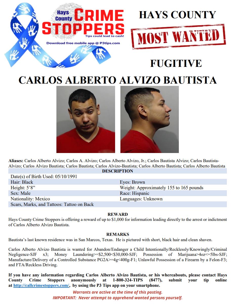 Bautista most wanted poster 