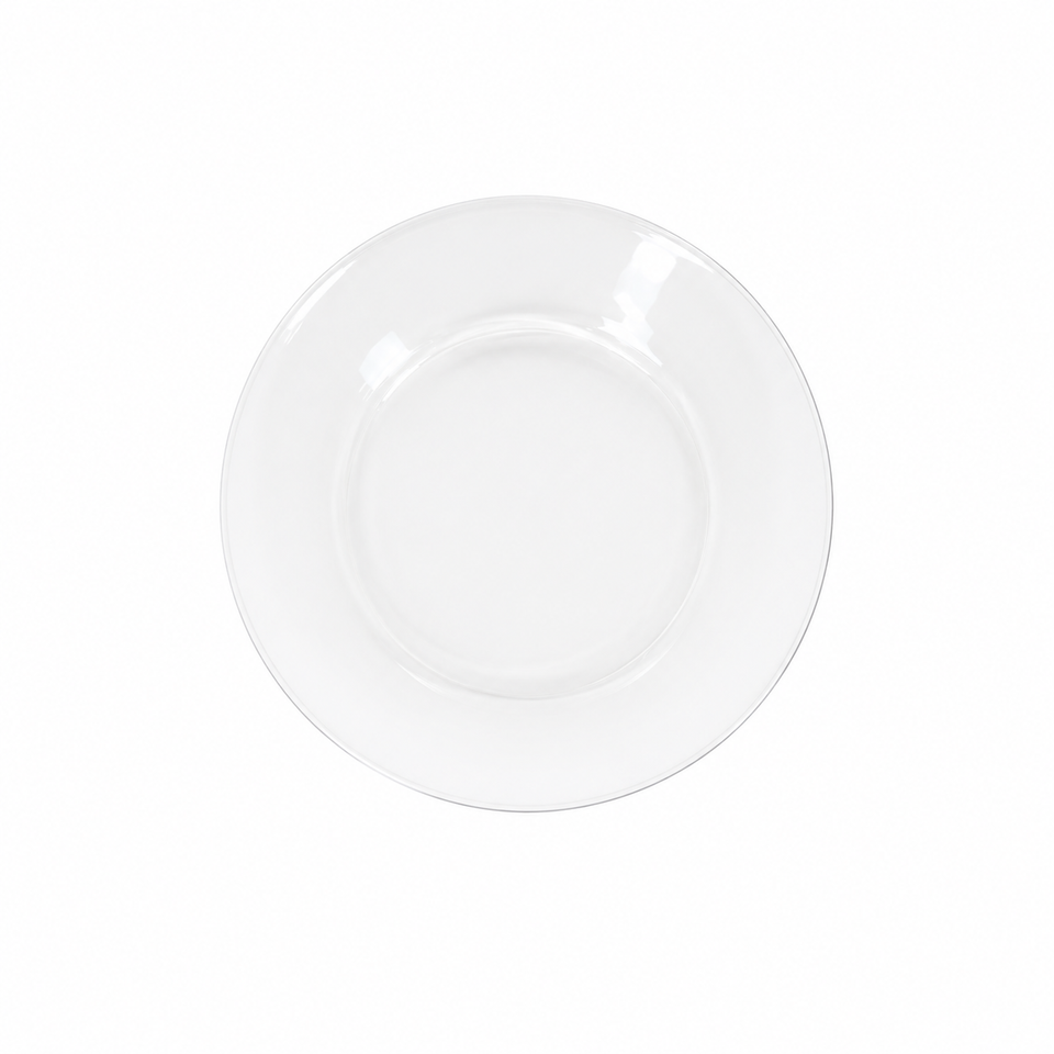 Salad glass plate
