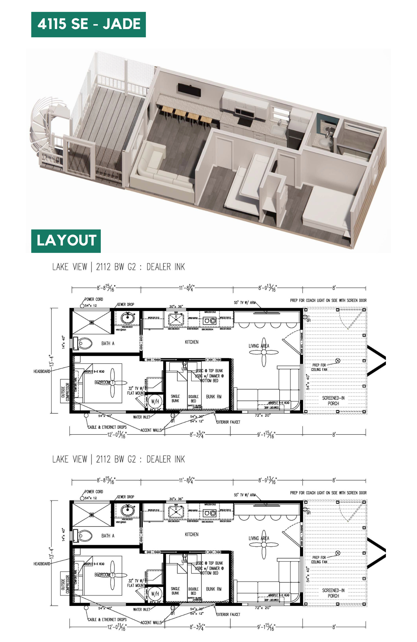 Great Outdoor Cottages, LLC Our Products
