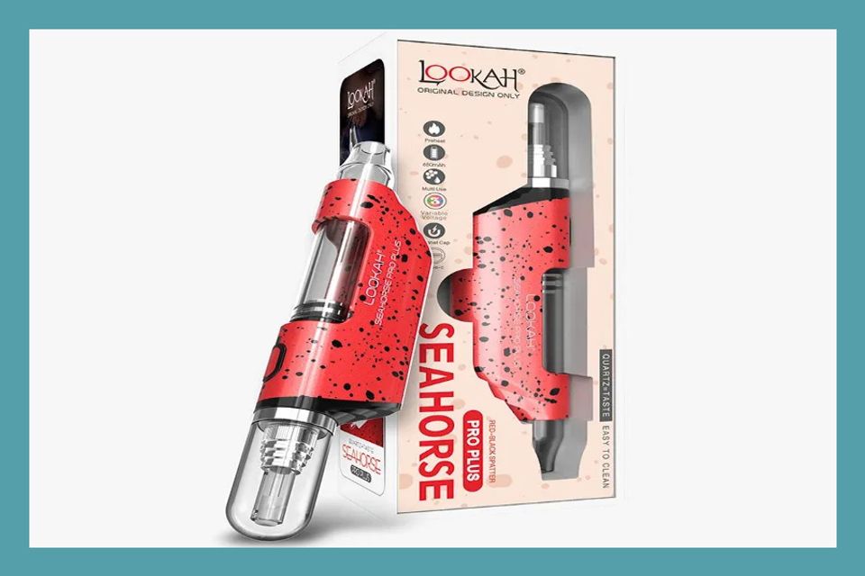 Lookah Seahorse Pro Plus Splatter Red/Black
