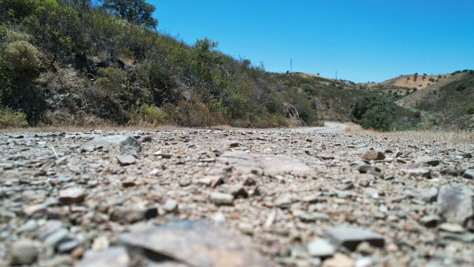 Rocky road ready for soil stabilization