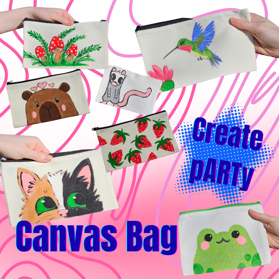 Create party canvas bag