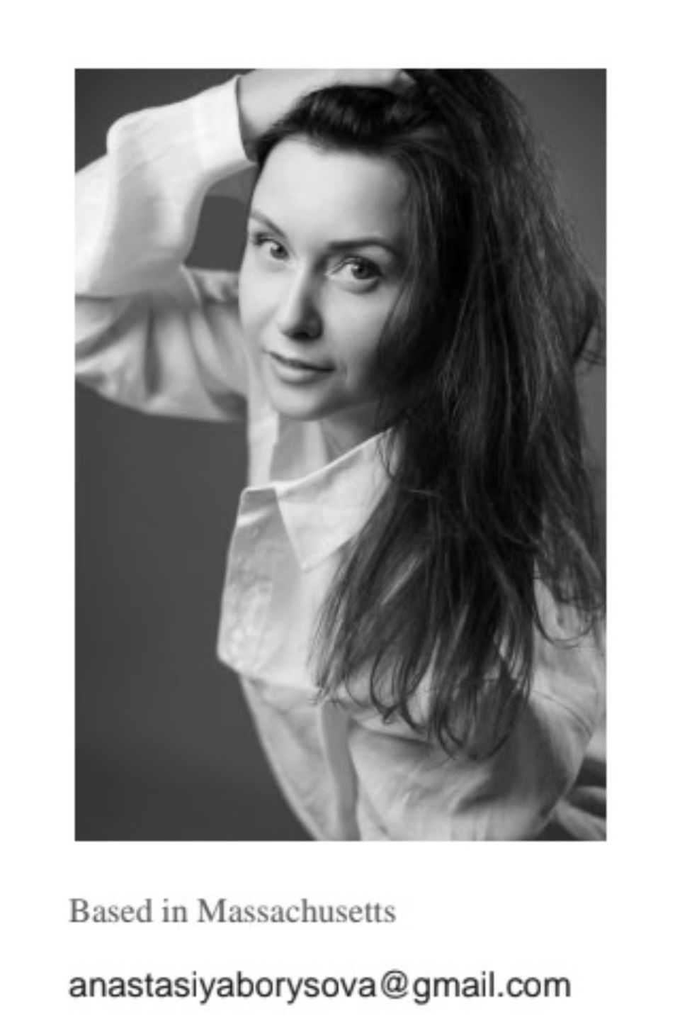 Artist Anastasiya Borysova