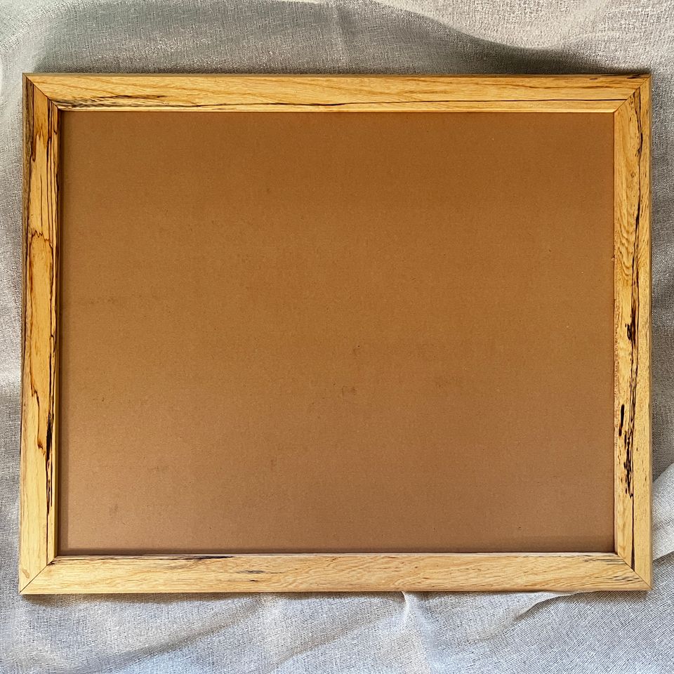 Wormy maple 16 x 20 frame