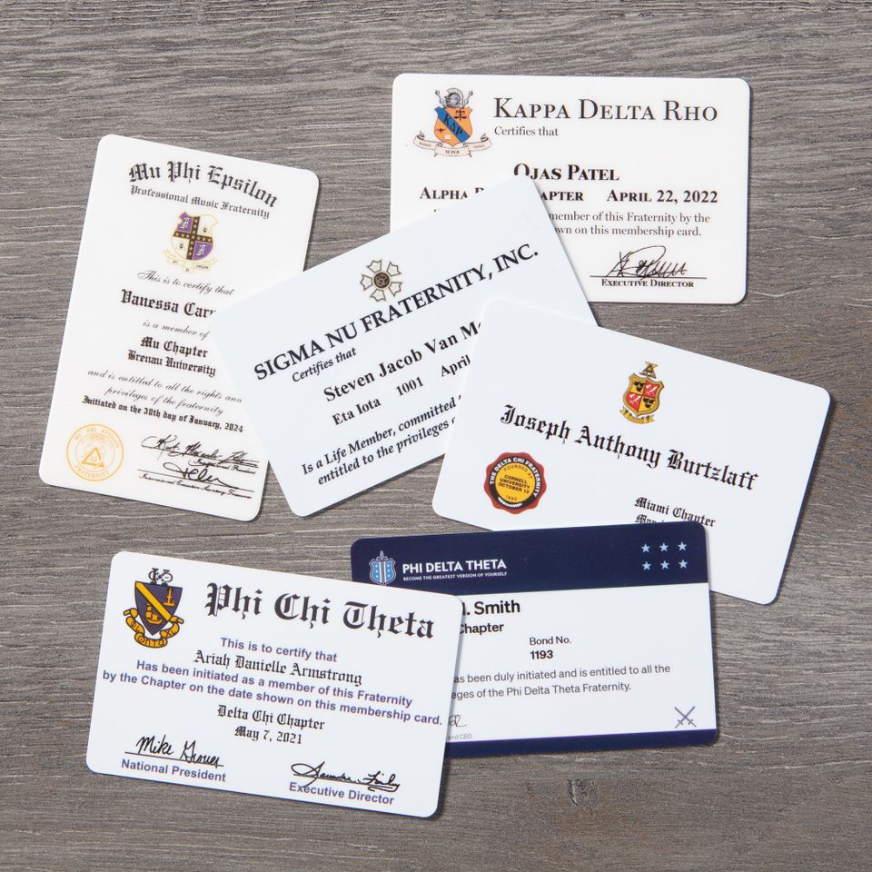 Wallet cards 1