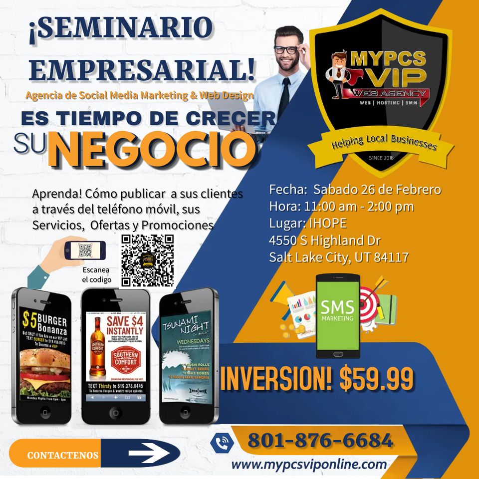 Text marketing flyer   made with postermywall