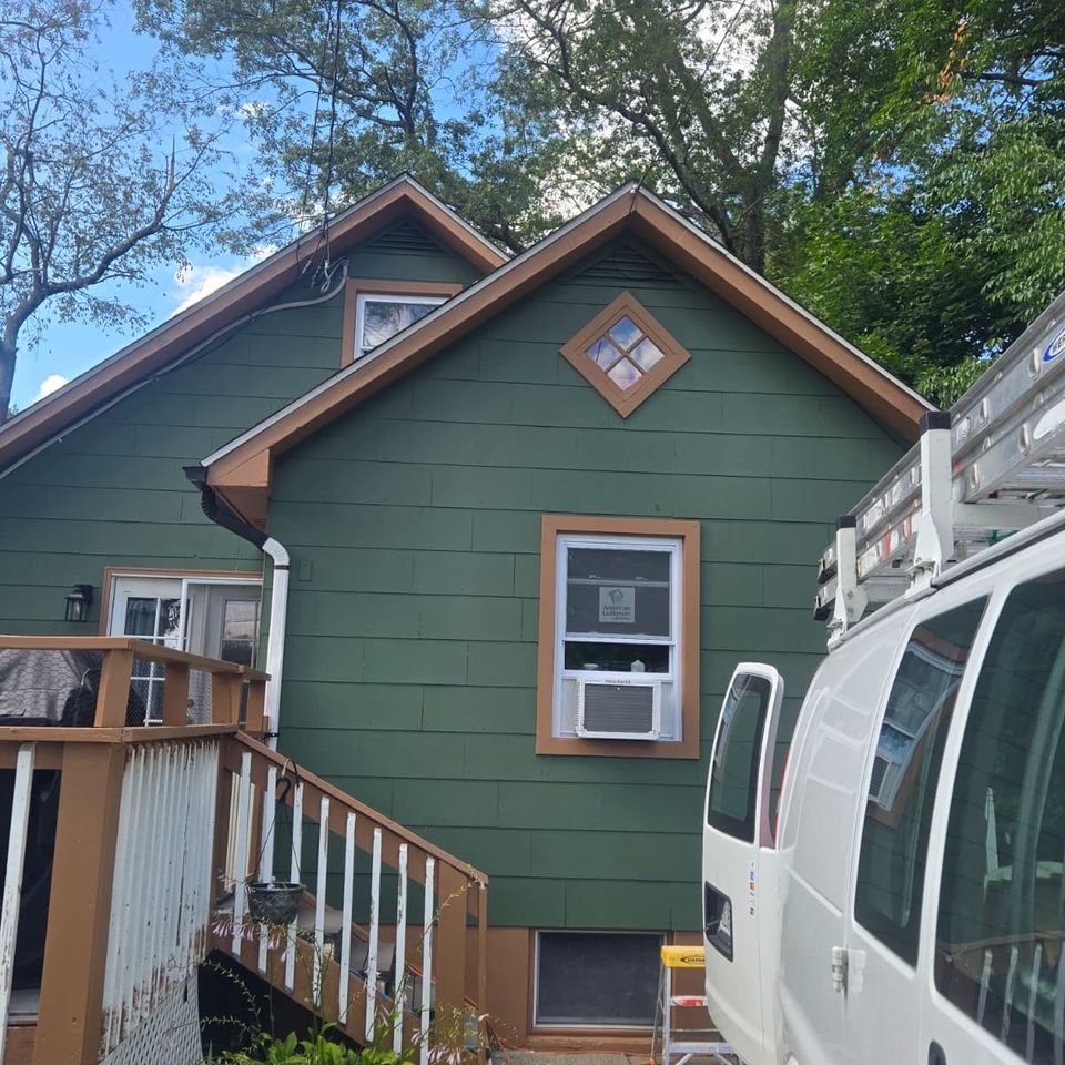 After house  painted