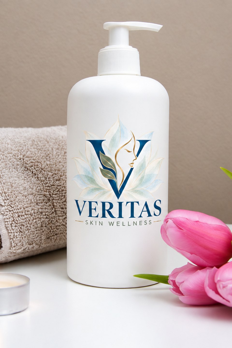 Veritas Skin Wellness skincare lotion and spa products in Folsom, California