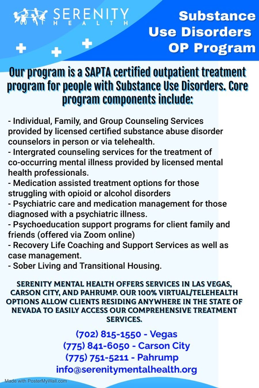 Psychotherapist & Mental Health Counselor near Pahrump, NV Serenity