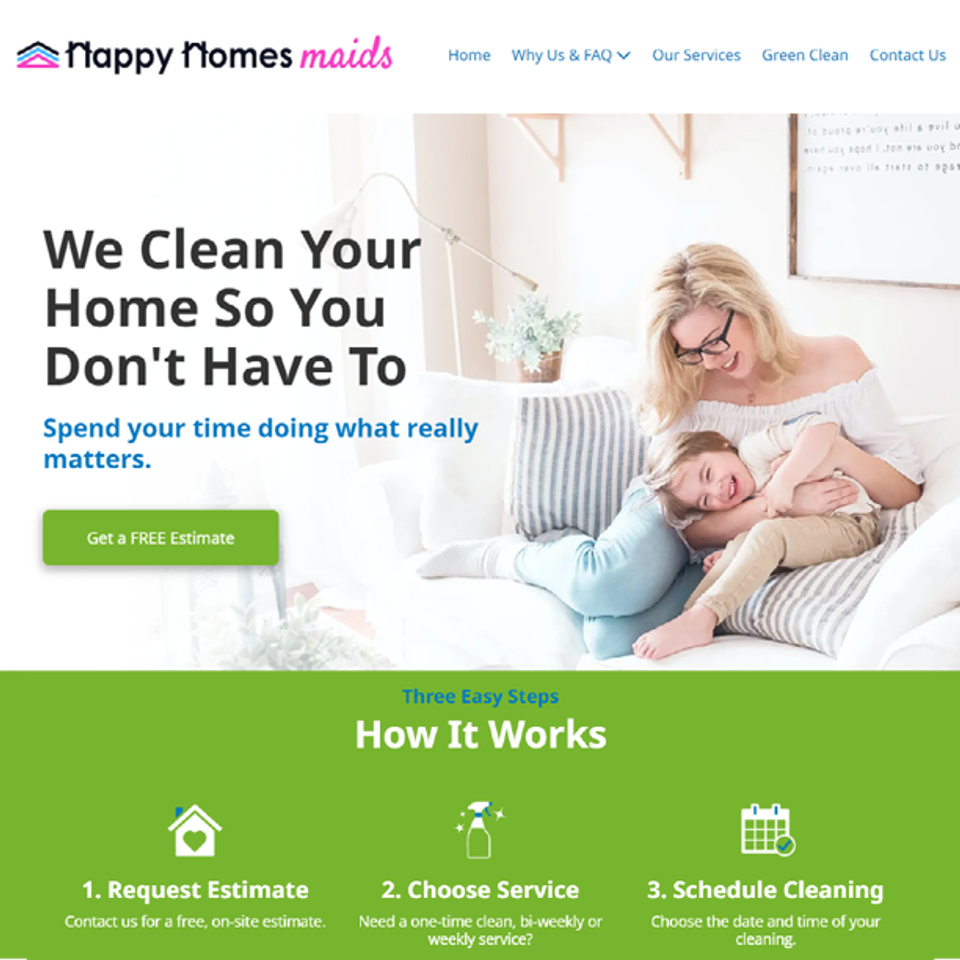 Happy homes square for our website