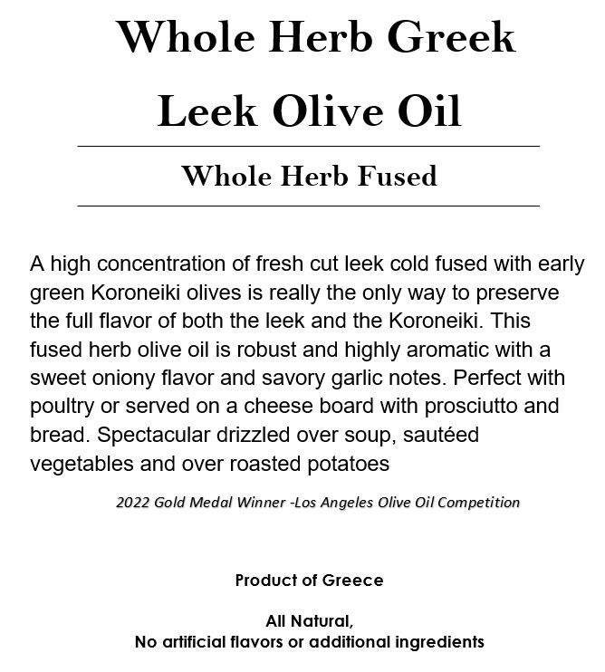 Greek leek fused