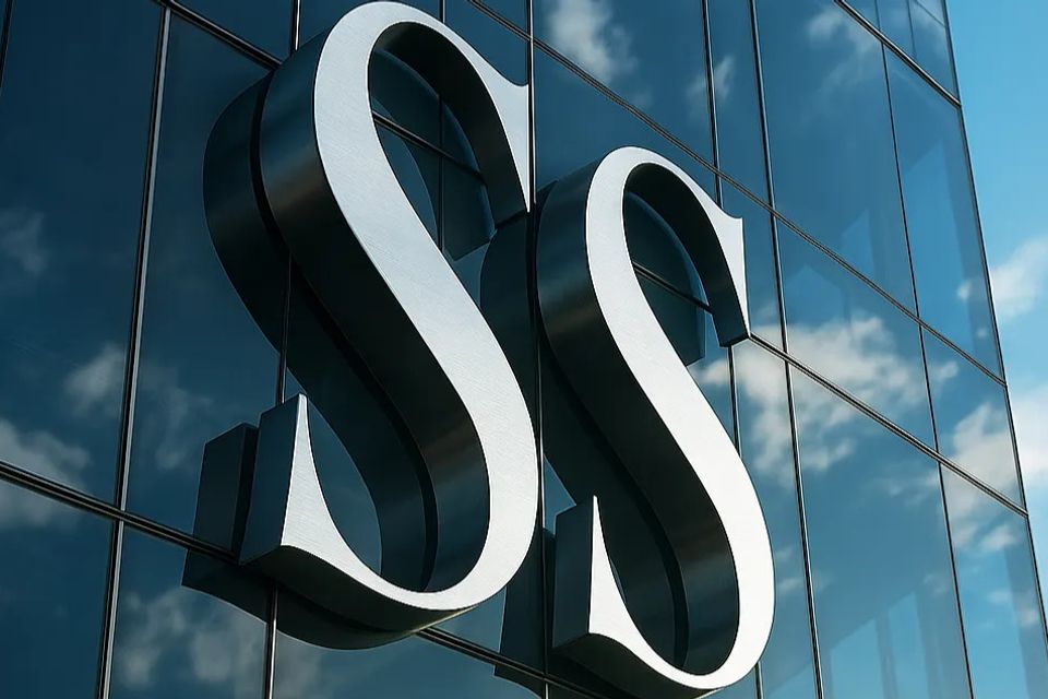 Logo on glass window example of content created by mysitemedia.com