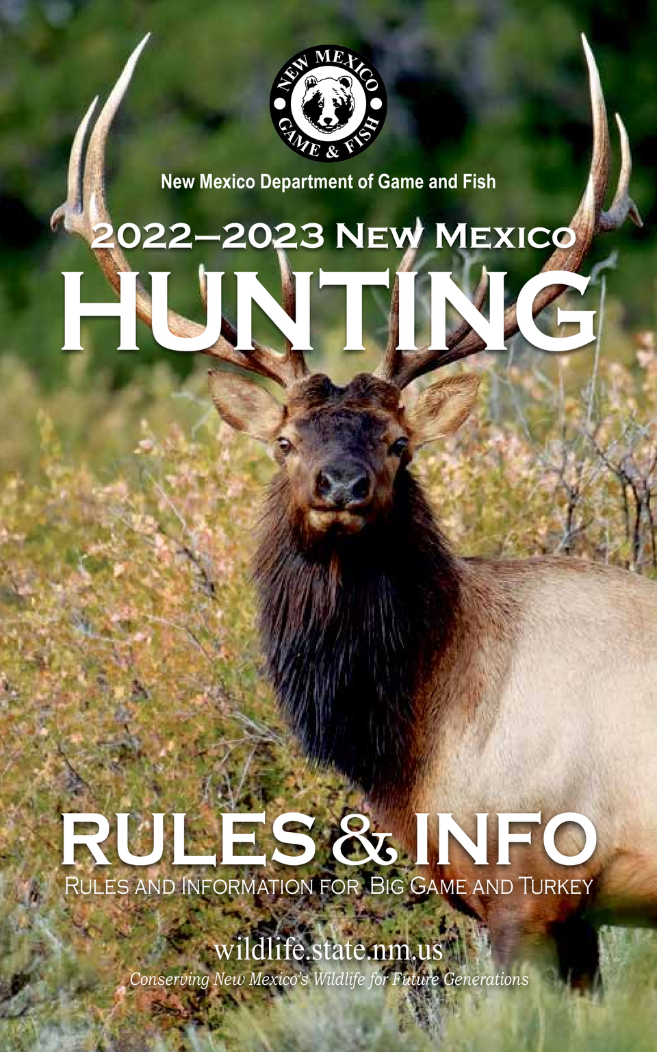 2022 2023 new mexico hunting rules and info 1