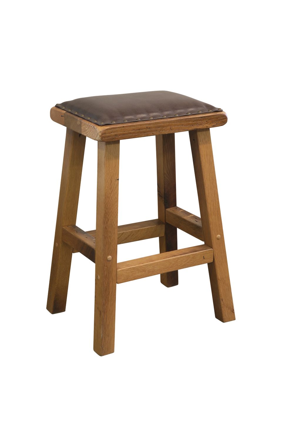 Ubw leather seat bar stool
