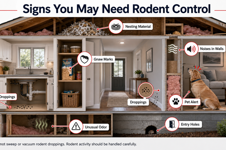 Rodent locations   prestige pest solutions