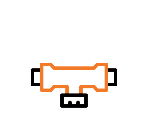 Plumbing supplies icons fittings