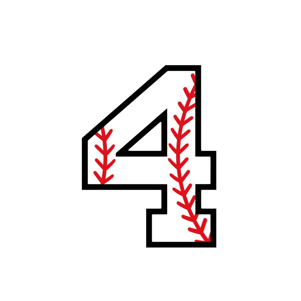 Sports   baseball number 9